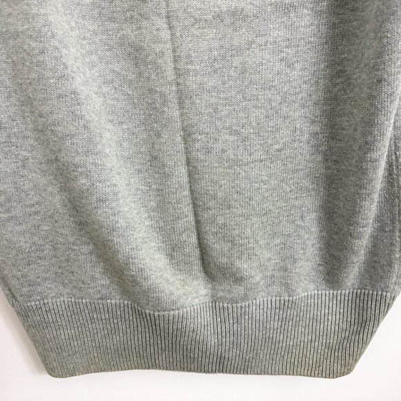 H&M Grey 100% Cotton Men's Sleeveless Sweater Vest - Sz Small - Picture 10 of 13